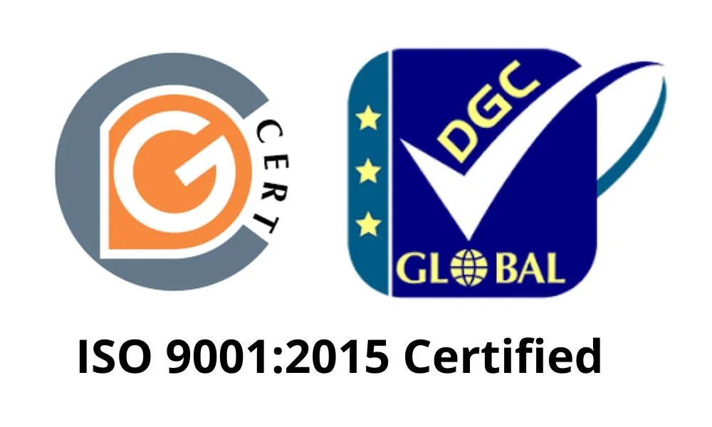 ISO 9001:2015 Certified