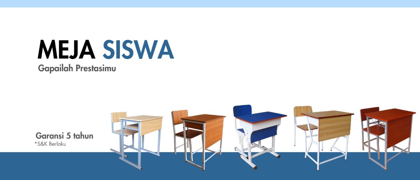 Meja Siswa Model Modern