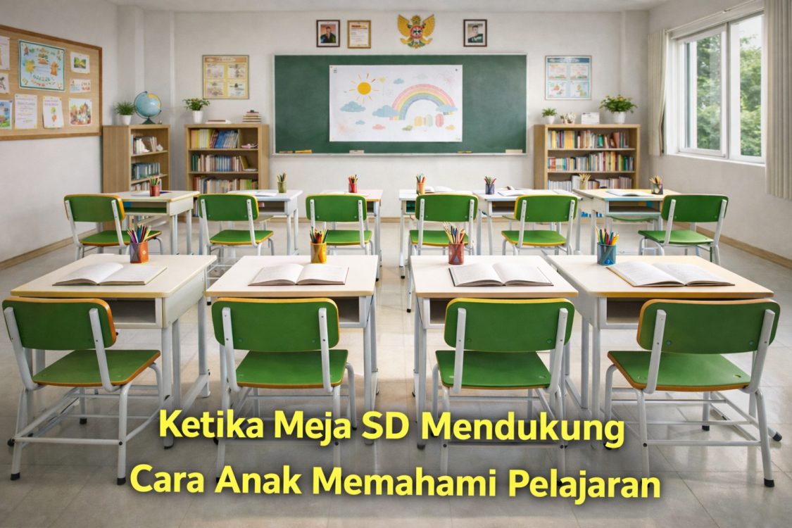 Ketika Meja SD Mendukung Cara Anak Memahami Pelajaran