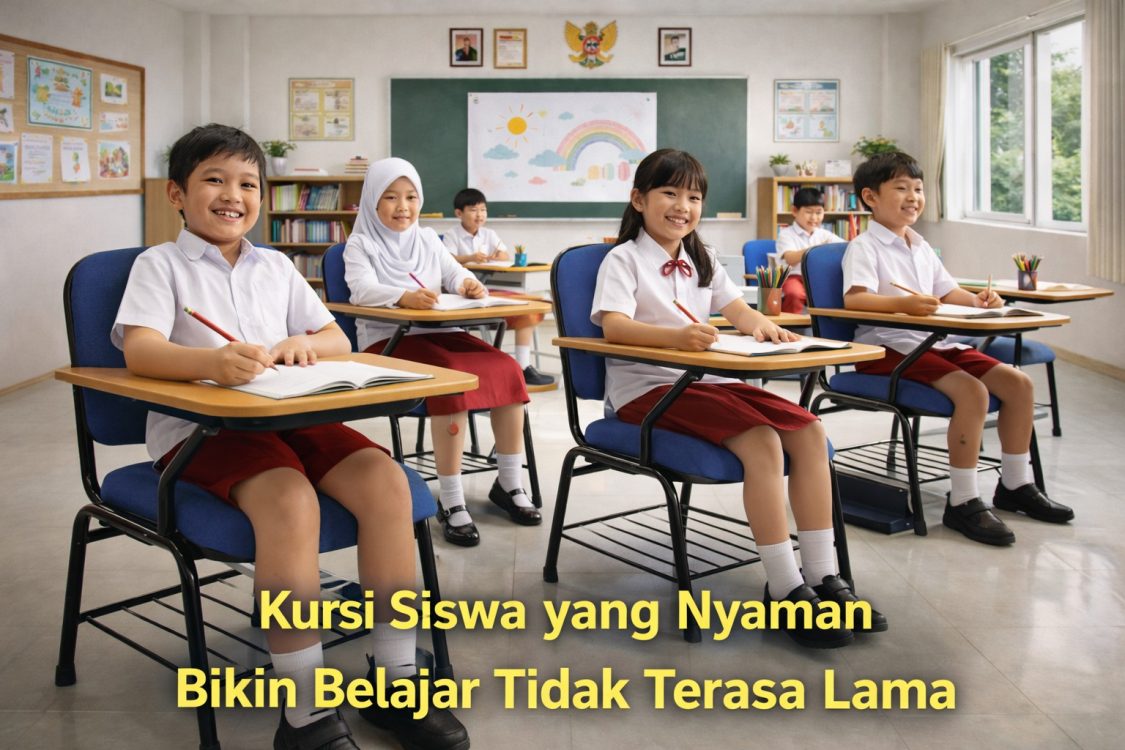 Kursi Siswa yang Nyaman Bikin Belajar Tidak Terasa Lama