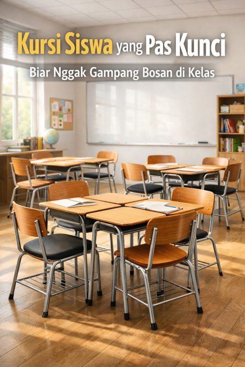 Kursi Siswa yang Pas Jadi Kunci Biar Nggak Gampang Bosan di Kelas