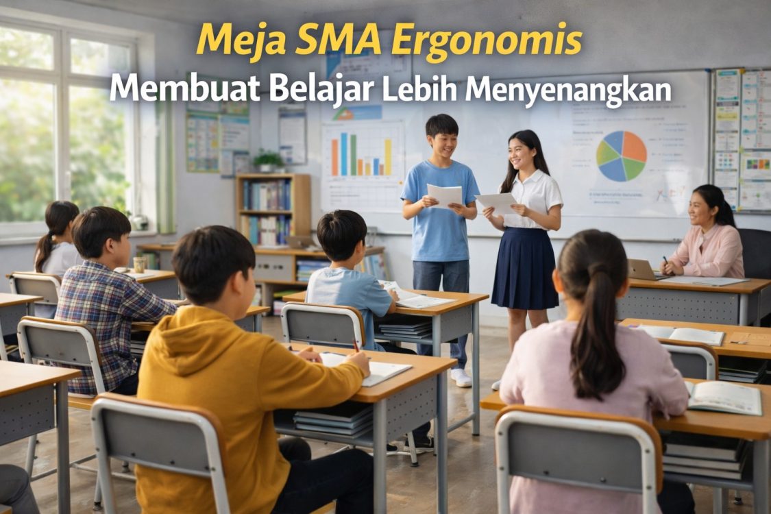 Meja SMA Ergonomis Membuat Belajar Lebih Menyenangkan