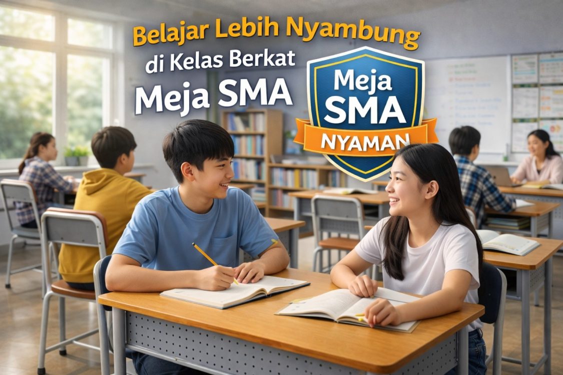 Belajar Lebih Nyambung di Kelas Berkat Meja SMA yang Nyaman