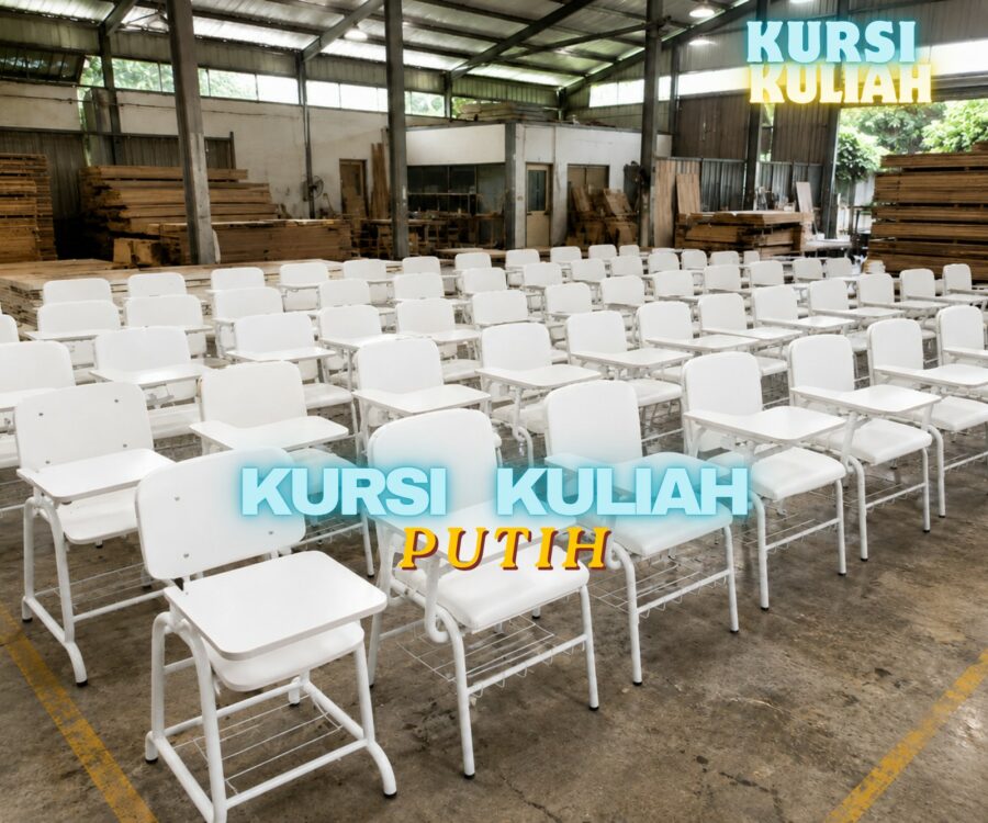 Kursi Kuliah Putih Jadi Favorit User karena Memberikan Kesan Bersih dan Modern pada Ruang Belajar
