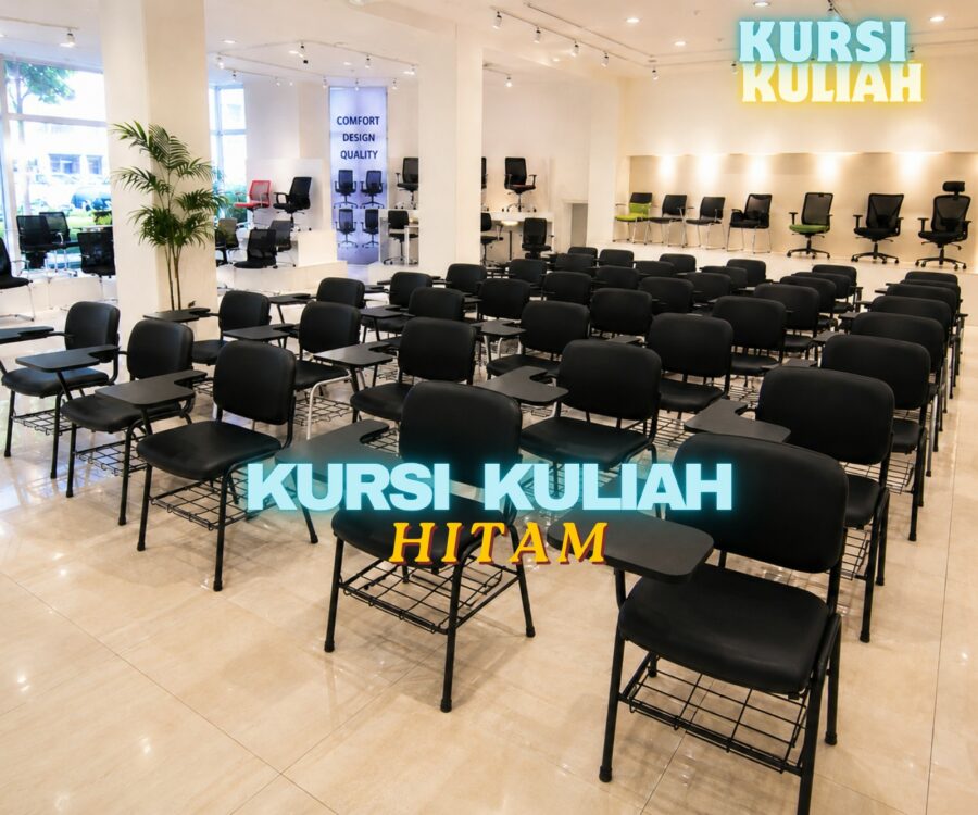 Kursi Kuliah Hitam Jadi Simbol Ruang Belajar Modern yang Elegan dan Profesional